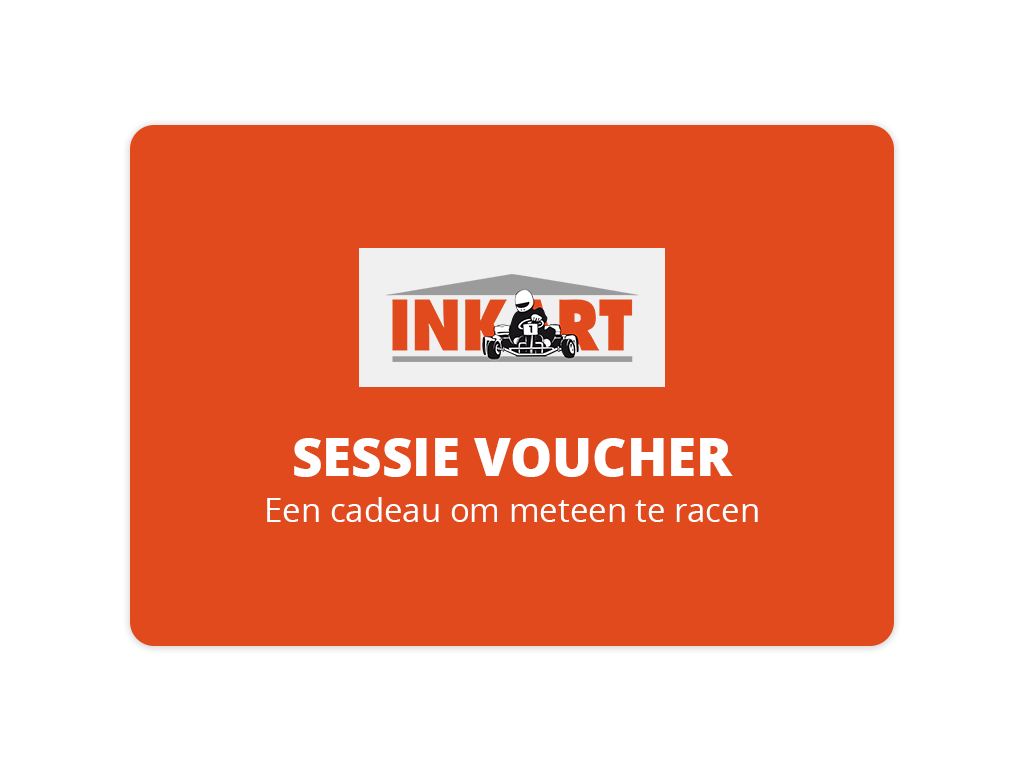 Inkart karting sessie voucher cadeau